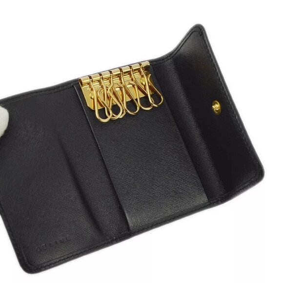 Celine Black Macadam Key Case Small Good YS00/55 KK31550 - Picture 5 of 15
